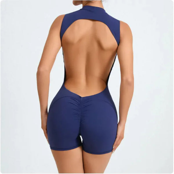 Women's Backless Yoga Jumpsuit