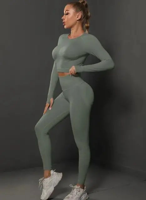 Seamless Slim Fit Yoga Set